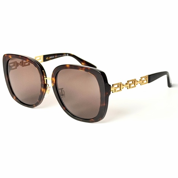 Versace Accessories - Versace Mod 4407 D 108/73 Tortoise Sunglasses with Gold Detailing